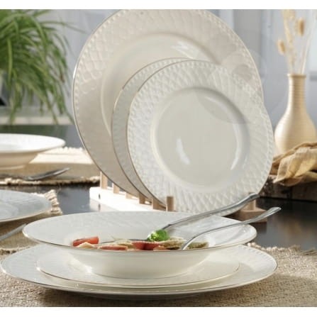 Komplet talerzy na 6 osób ROMA gold VILLA ITALIA