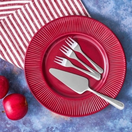 Komplet sztućców do ciasta Verona w pudełku AMBITION