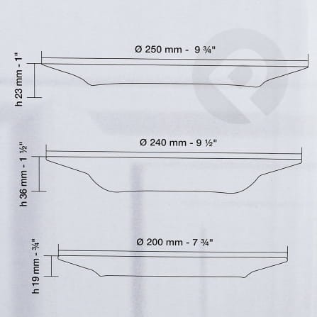 Komplet talerzy 18 sztuk TOLEDO
