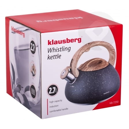 Czajnik z gwizdkiem marmurek 2,7 L