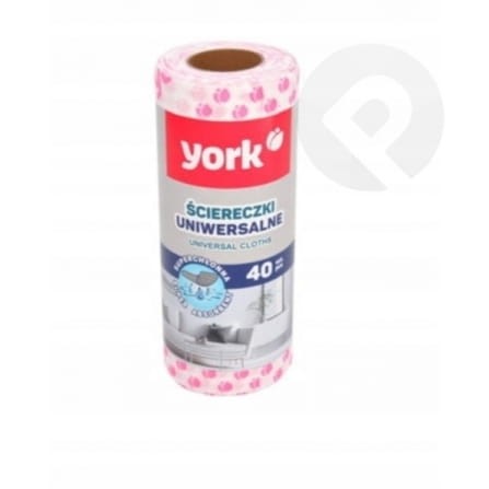 Ściereczki na rolce 40 sztuk York