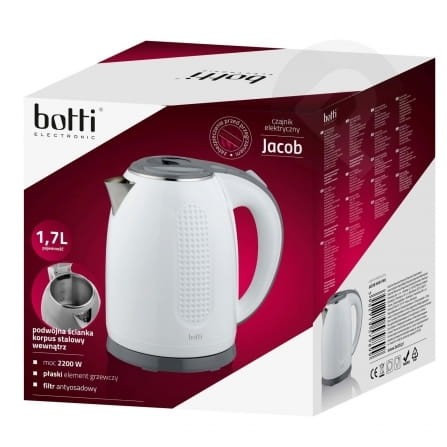 Czajnik elektryczny Jacob 1,7L BOTTI