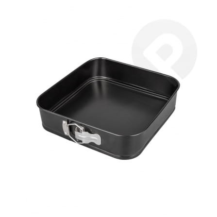 Tortownica kwadratowa z powłoką marmurkową  28 cm