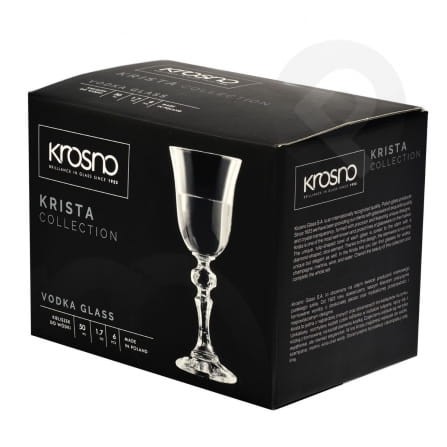 Kieliszki do wódki Krista 50ml 6sztuk KROSNO