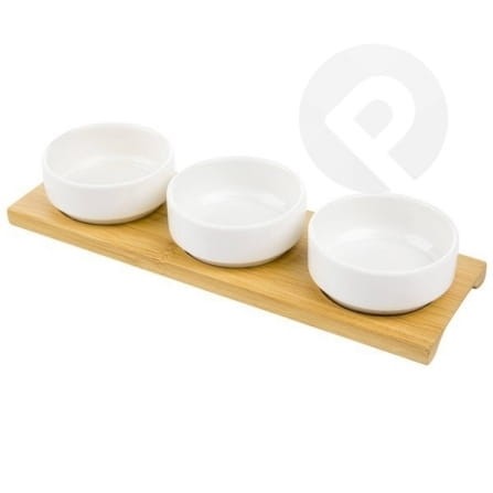 Komplet 3 miseczek do dipów Florina