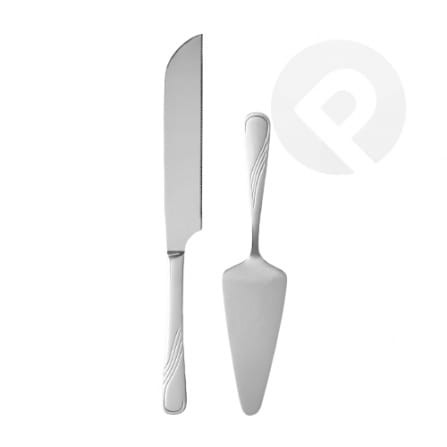 Zestaw do ciasta 2-elementowy Napoli łopatka + nóż AMBITION