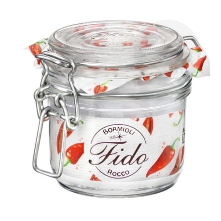 Pojemnik szklany, słoik z klamrą 200ml FIDO
