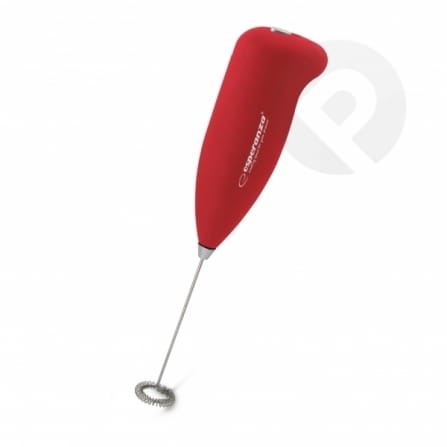 Spieniacz do mleka czerwony