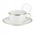 Filiżanka porcelanowa ze spodkiem do herbaty 220ML CAMILLA VILLA ITALIA