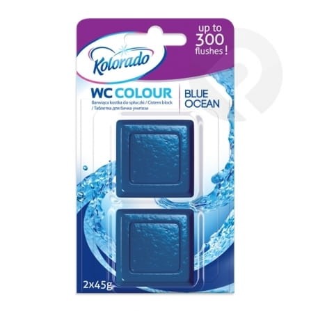 Kostka WC  Colour Blue Ocean