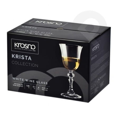 Kieliszki do wina białego Krista 150ml 6sztuk KROSNO