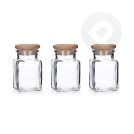 Komplet 3 pojemników 150 ml President Line