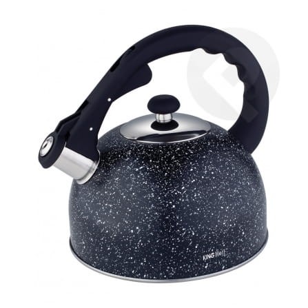 Czajnik z gwizdkiem czarny marmurek 2,6 L