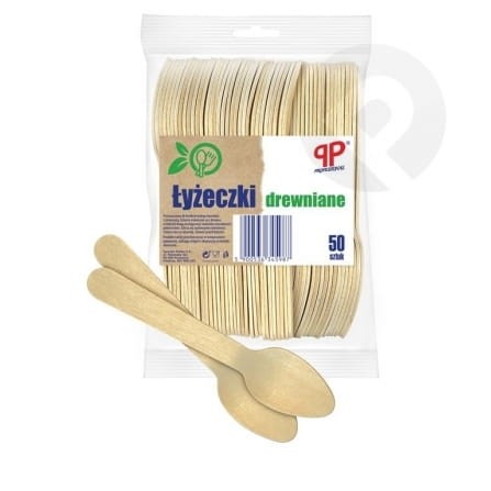 Łyżeczki drewniane 50 szt Jan Niezbędny