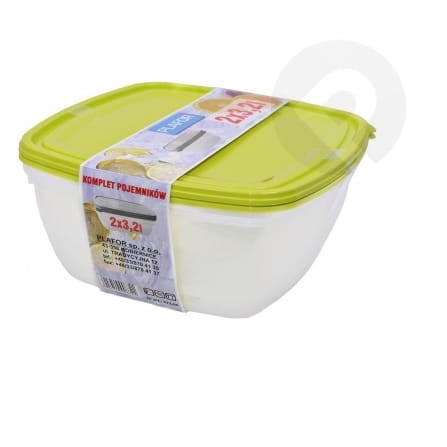 Kpl. 2 szt pojemników 3,2 l