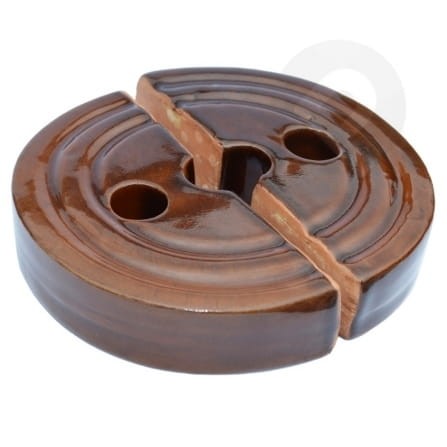 Kamień kamionkowy dociskowy do kiszenia 2 sztuki