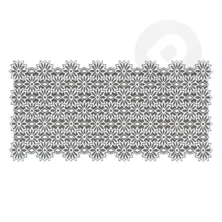 Obrus żakardowy prostokąt 60x120 biały