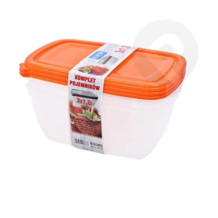Kpl. 3 pojemników 1.2 l