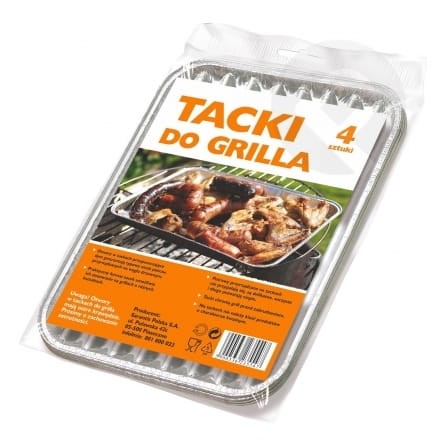 Tacki do grilla prostokątne małe Jan Niezbędny