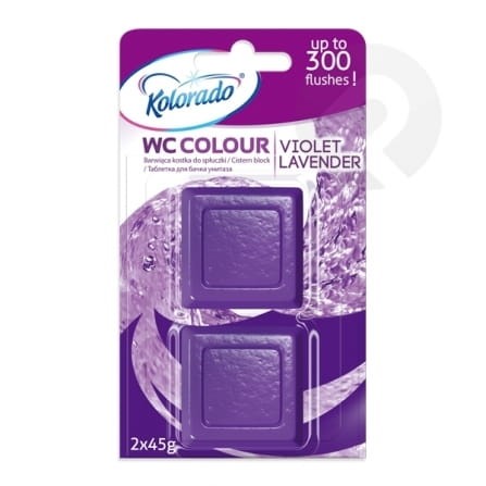 Kostka WC  Colour Violet Lavender