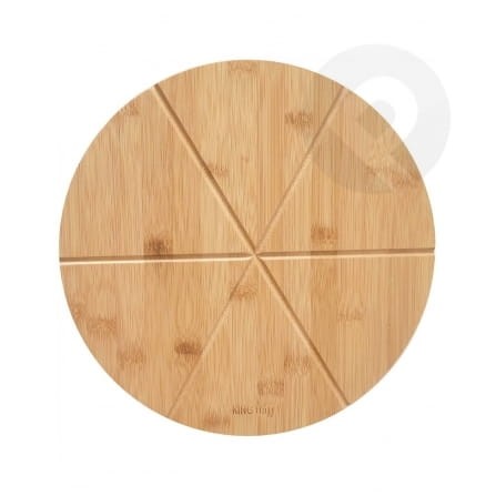 Deska bambusowa do serwowania i krojenia pizzy