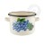 Garnek emaliowany prosty Borówka 18cm 3,2L