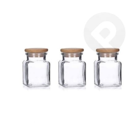 Komplet 3 pojemników 120 ml President Line
