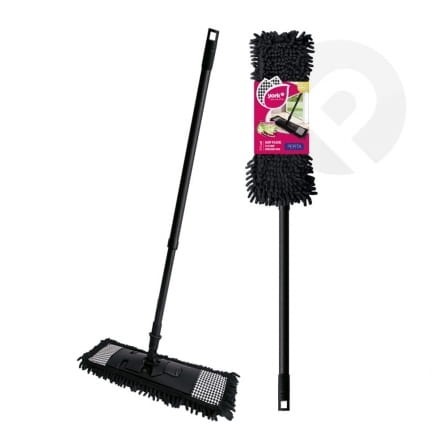 Mop płaski Pepita mikrofibra + kij teleskopowy 120 cm