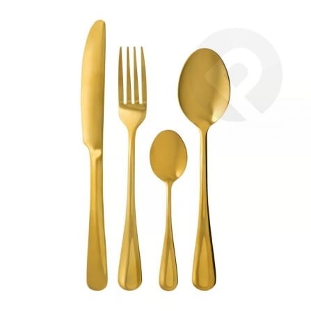 Sztućce w zestawie 24 elementy Enna GoldAMBITION