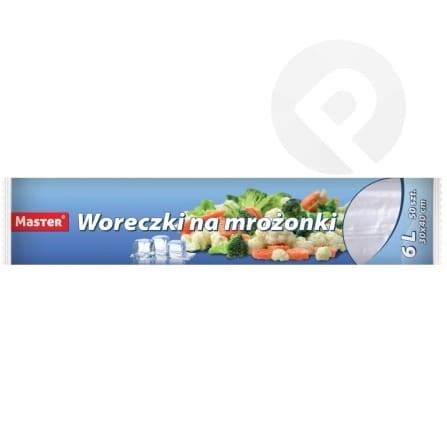 Woreczki na mrożonki 50 szt 30x40 cm 6 L
