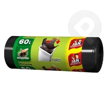 Worki Easy Pack czarne 60l Jan Niezbędny