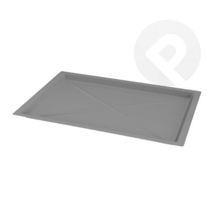 Rynienka pod suszarkę 28x26 srebrna