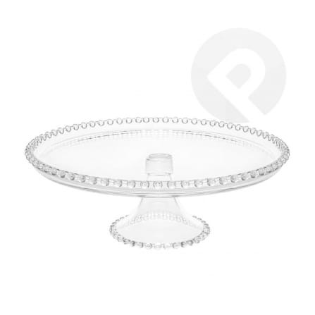 Patera na nóżce z ozdobnym rantem