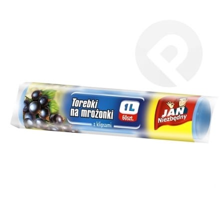Woreczki na mrożonki 60 szt 1L Jan Niezbędny