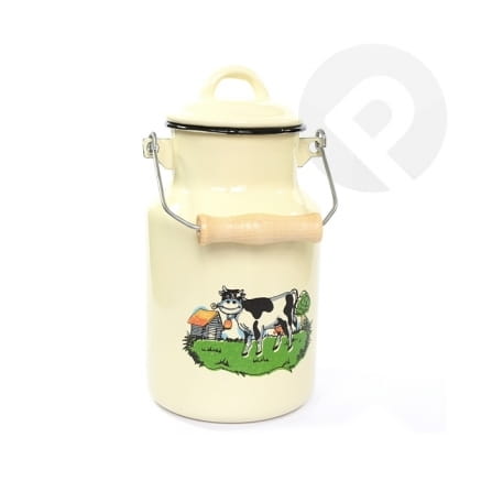 Bańka, kanka na mleko zdobiona 2L