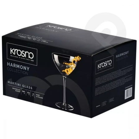 Kieliszki do martini Harmony 6 sztuk KROSNO