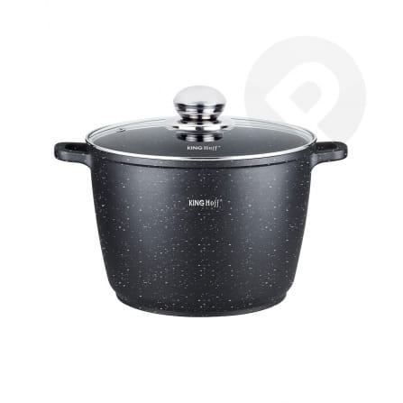 Garnek żaroodporny z powłoką marmurkową 24cm 6,2L