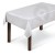 Obrus tkaninowy plamoodporny 120x160 srebrny