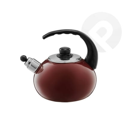 Czajnik emaliowany 2,5 l bordowy