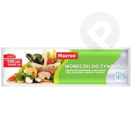 Woreczki do żywności 100 szt 40x30 cm