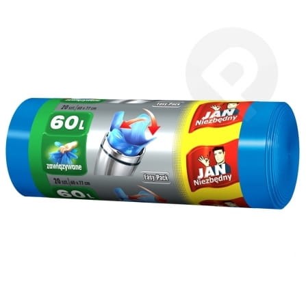 Worki Easy Pack niebieskie 60l Jan Niezbędny