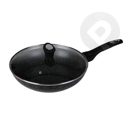 Patelnia  z pokrywą marmurkową 28 cm