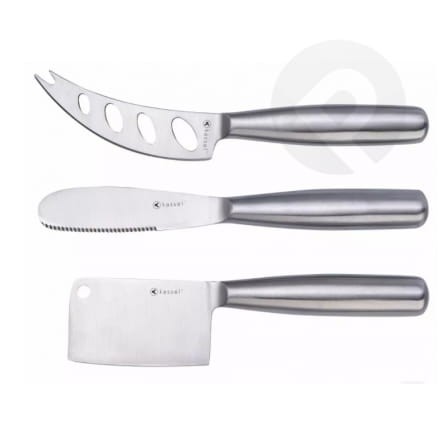 Zestaw 3 szt noży do sera