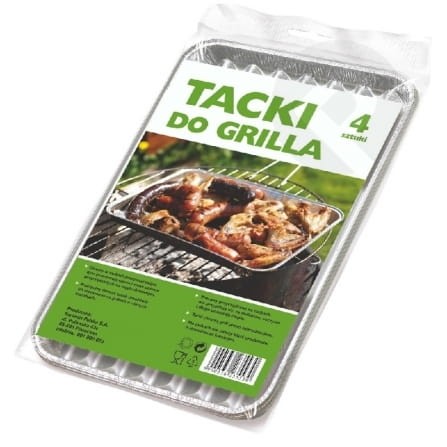 Tacki do grilla prostokątne duże Jan Niezbędny