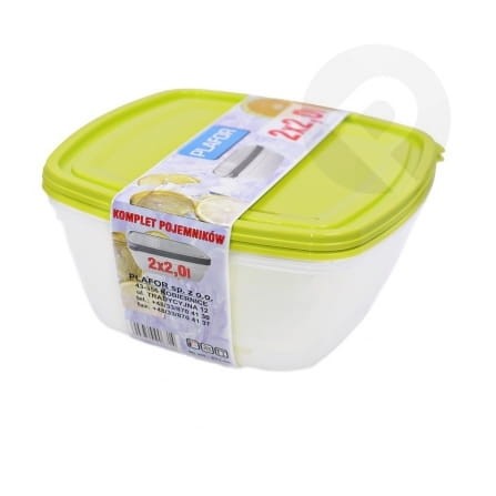 Kpl. 2 szt pojemników 2 l