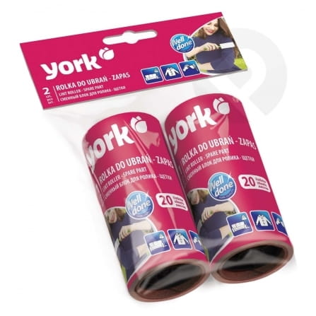 Rolka do ubrań - wkład wymienny 2szt. York