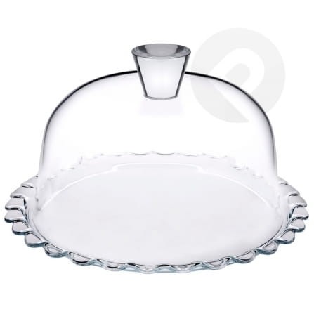 Patera z kloszem Patisserie 24 cm PASABAHCE