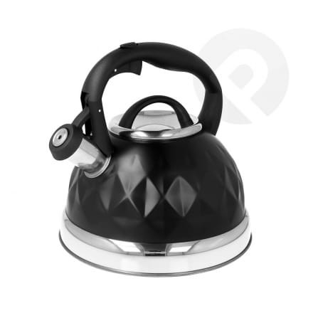 Czajnik z gwizdkiem 2,7 L diamond czarny